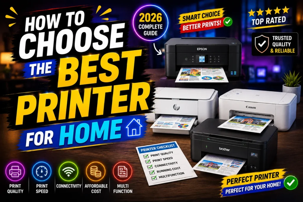 How to Choose the Best Printer for Home