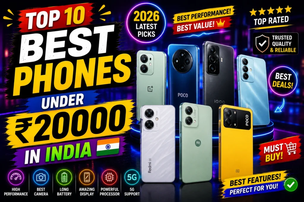Top 10 Best Phone Under 20000 in India