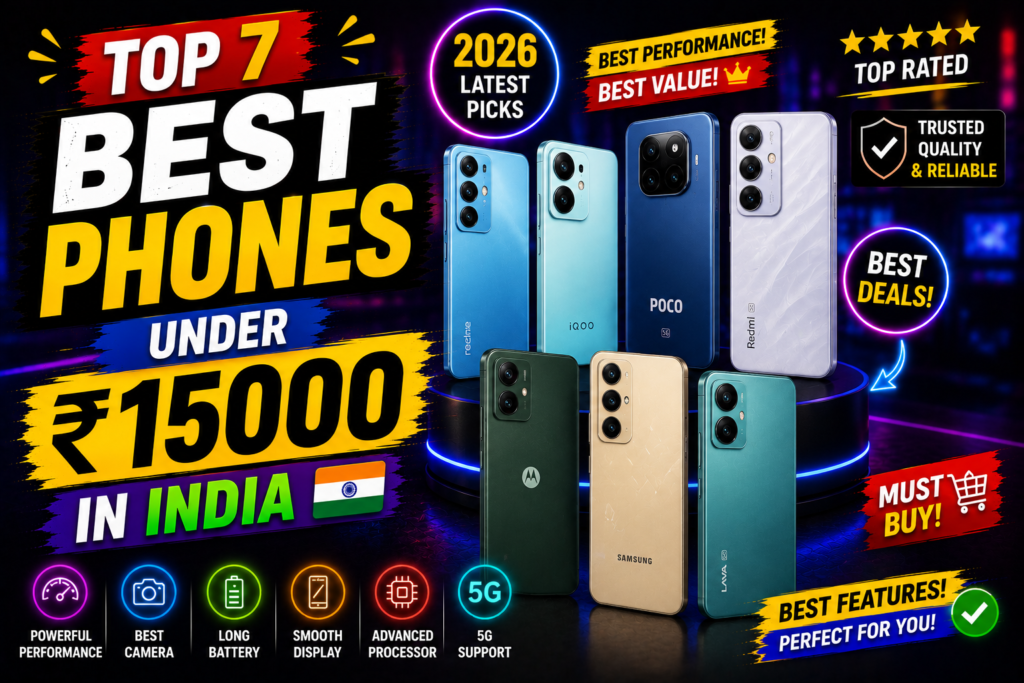 Top 7 Best Phones Under 15000 in India